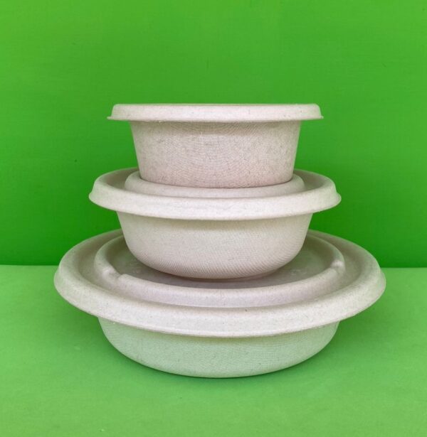 bowls bagazo trigo ecologico biodegradable