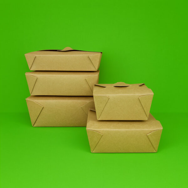 Caja de comida de papel Kraft