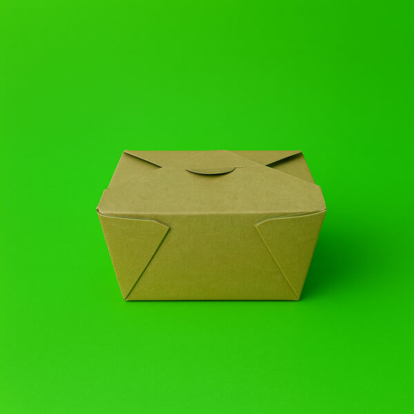 Caja de comida de papel Kraft