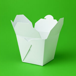 box caja de papel para alimentos