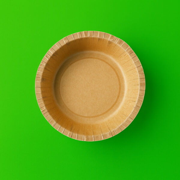 Plato sopero papel kraft